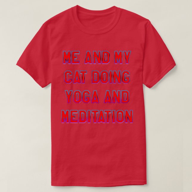 T-SHIRT YOGA ET MÉDITATION1 (Design devant)
