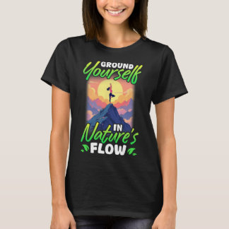 T-shirt Yoga et nature : retrouvez vos racines dans le flu