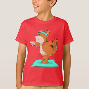 T-shirt Yoga Fitness Gymnastique de l'ours