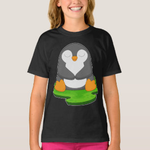 T-shirt Yoga Fitness Méditation du Pingouin