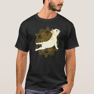 T-shirt Yoga Frenchie Bulldog Bhujangasana Mandala