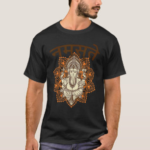 T-shirt Yoga Gansha Namaste Sanskrit Namaste Méditation