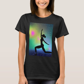 T-shirt Yoga Girl Female Sun Salutation Meditation Chakra 