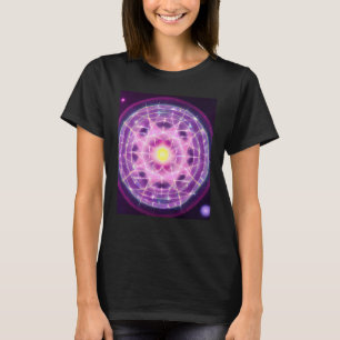 T-shirt Yoga Girl Femme Sun Salutation Méditation Chakra