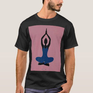 T-shirt Yoga Girl Femme Sun Salutation Méditation Chakra