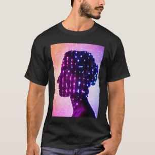 T-shirt Yoga Girl Femme Sun Salutation Méditation Chakra