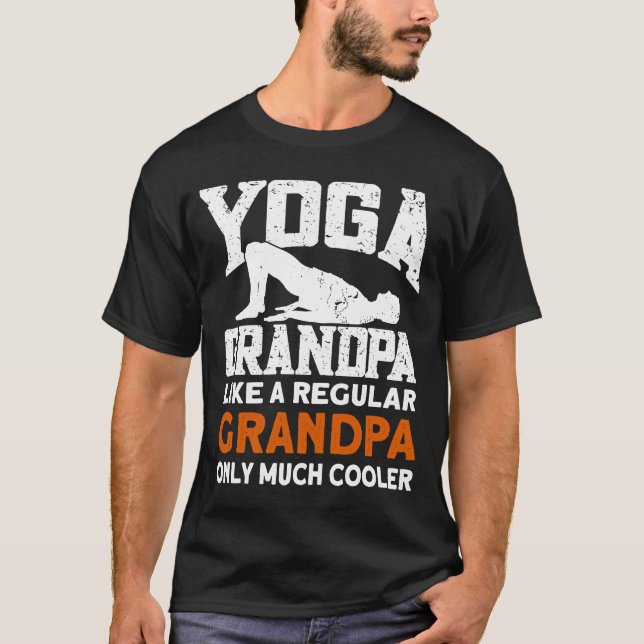 T-shirt Yoga Grandpa méditation spiritualité Yoga (Devant)