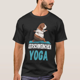 T-shirt Yoga Guinée exercice de cochon Étirement pour le c