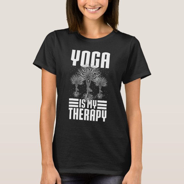 T-shirt Yoga Gym Fitness Méditation Musique Exercice (Devant)
