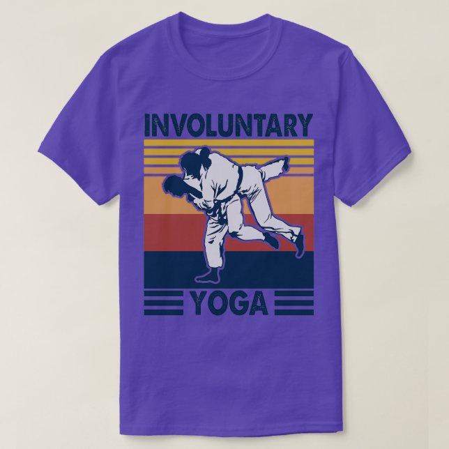 T-shirt Yoga involontaire Drôle Jiu Jitsu Lover (Design devant)