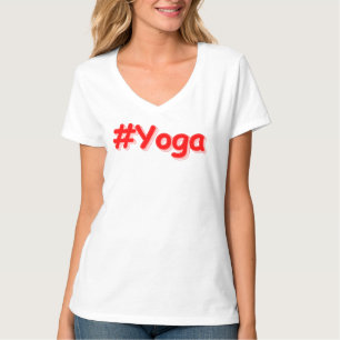 T-shirt "#Yoga" Joli Design. Acheter maintenant
