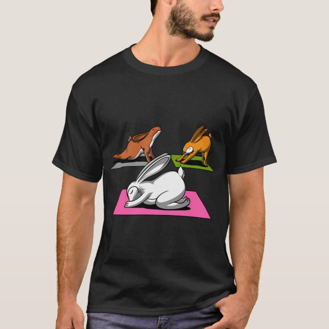 T-shirt Yoga lapin (Devant)