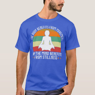 T-shirt Yoga Le Corps Bénéficie Du Mouvement