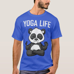 T-shirt Yoga Life, Méditation Panda Ours, Drôle, Blagues,