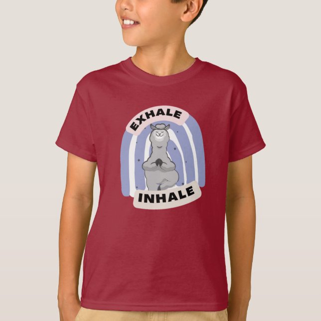 T-shirt Yoga Llama (Devant)