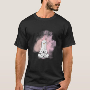 T-shirt Yoga Llama llamaste pour femmes et filles