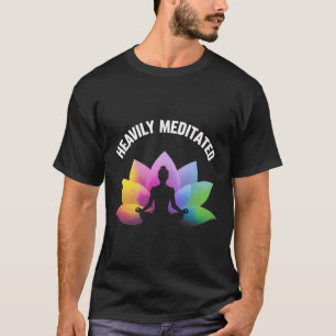 T-shirt Yoga Lotus Relax Lance Zen Esprit Fortement Médité