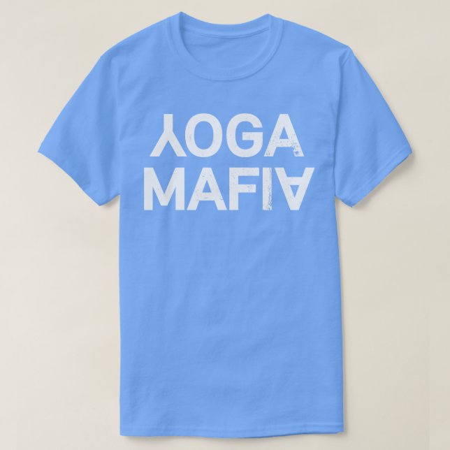 T-shirt Yoga Mafia Amour Paix Amusant Don 1 (Design devant)