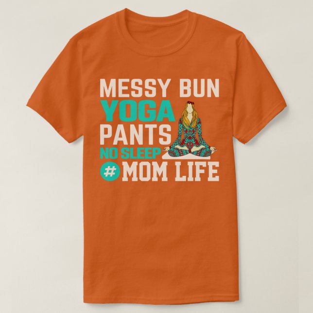 T-shirt Yoga Maman Vie (Design devant)