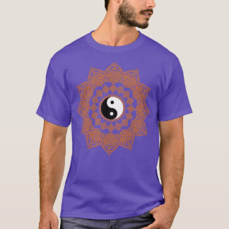T-shirt Yoga Mandala Yin Yang Cadeau