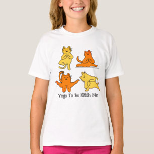 T-shirt Yoga Master Chat : LOL Hilarié Yoga Pun Chat