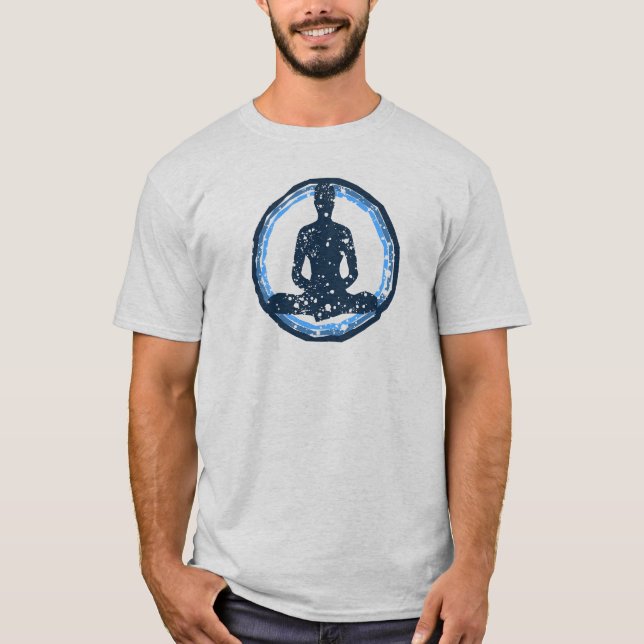 T-shirt Yoga Meditation Graphic Tee (Devant)
