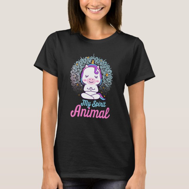 T-shirt Yoga Meditation Spiritual Body Chakra Energy Unico (Devant)