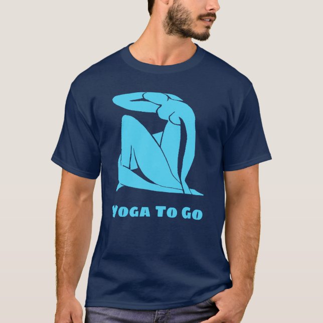 T-shirt Yoga, modifier ajouter du texte, personnaliser (Devant)