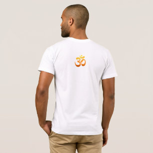 T-shirt Yoga Om Mantra Symbole Asana Relax Back Image Homm