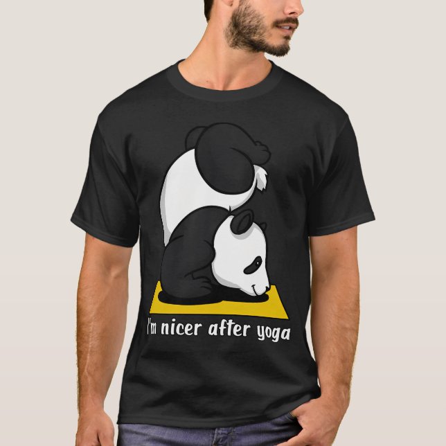 T-shirt Yoga Ours Panda (Devant)
