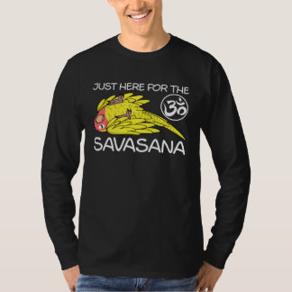 T-shirt Yoga Savasana Parrot Peach faced Yellow Lutino Lov