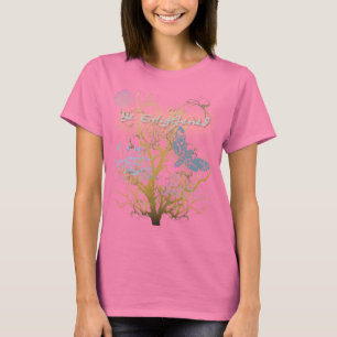 T-shirt Yoga Speak : Soyez éclairés ! Design foncé