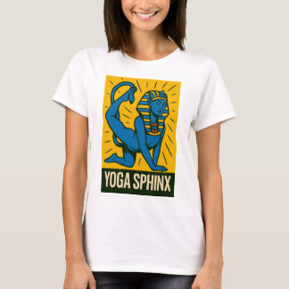 T-shirt Yoga Sphinx - Art Pop Classique