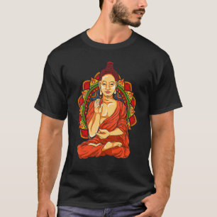 T-shirt Yoga spirituel Mandala Méditation Bouddhisme zen B
