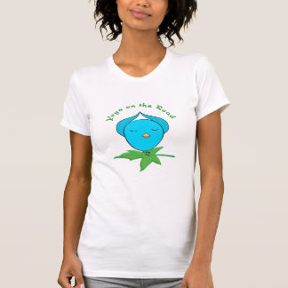T-shirt yoga sur la birdie de route