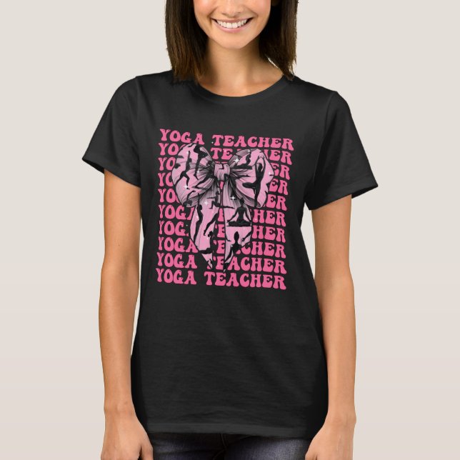 T-shirt Yoga Teacher Yoga Instructor Meditation Girl Coque (Devant)