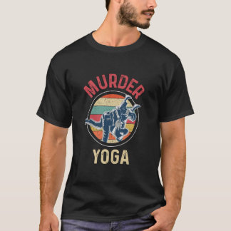 T-shirt Yoga - Yoga assassiné - Amusant rétro Vintage-Funn