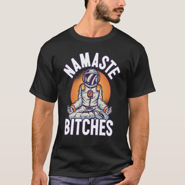 T-shirt Yoga Yogi Dit Namaste (Devant)