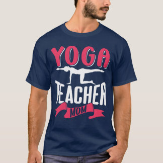 T-shirt Yogaeacher Maman Maman Hobby Hobby Cadeau maman