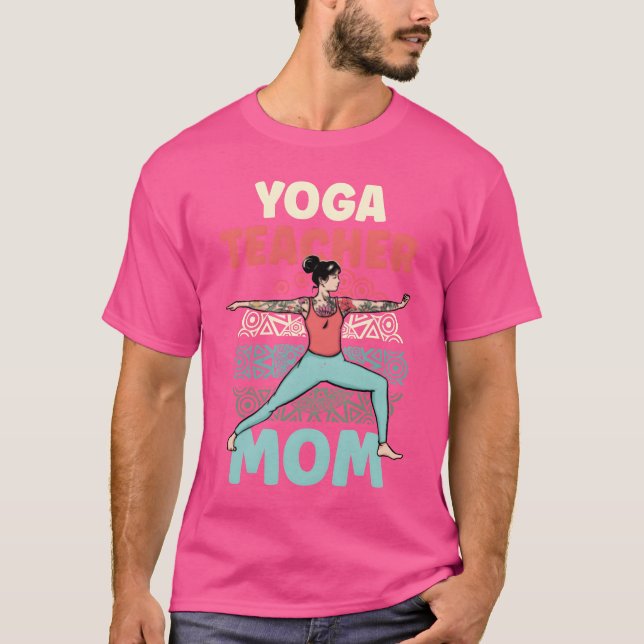 T-shirt Yogaeacher maman maman maman maman maman maman Hob (Devant)