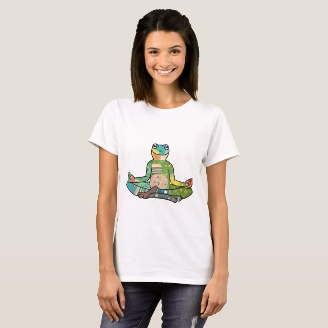 T-shirt yogafrosch (Devant entier)