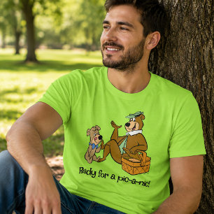 T-shirt Yogi l'ours et pique-nique de Boo-Boo