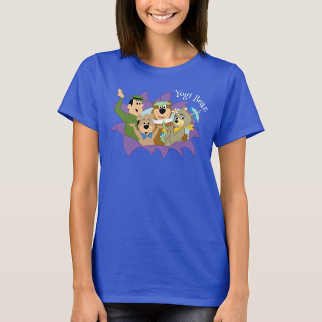 T-shirt Yogi Ours et amis Surprise (Devant)