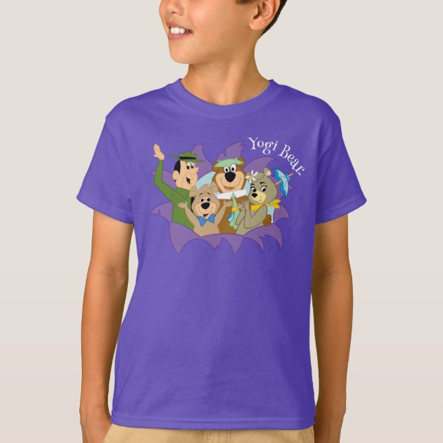 T-shirt Yogi Ours et amis Surprise (Devant)