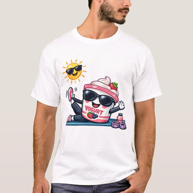 T-shirt Yogourt Pilates (Devant)