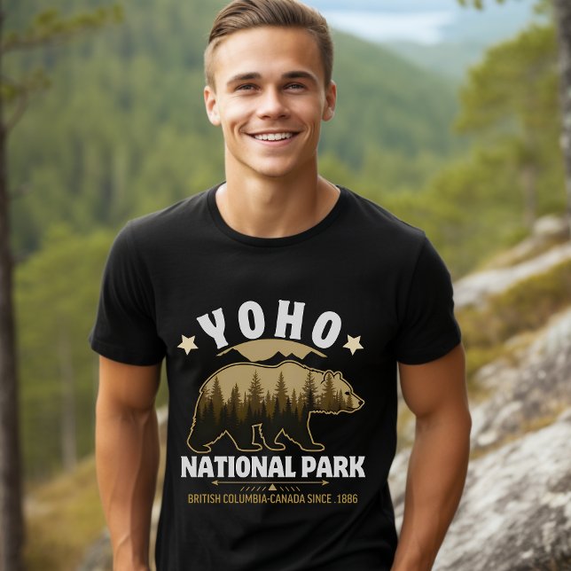 T-shirt Yoho National Park Bear Design – British Columbia  (Créateur téléchargé)