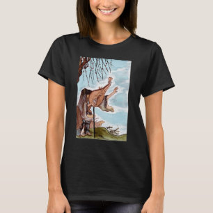 T-shirt Yokai Biwa Boku-boku Monk Demonic Biwa Demon Spiri