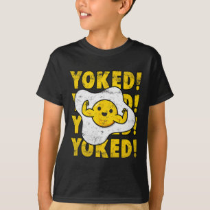 T-shirt Yoked Bodybuilding Oeuf Yolk Bulk Men Funny Gym