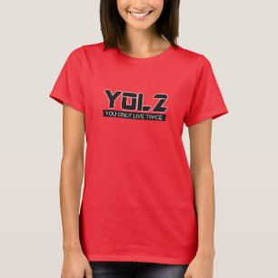 T-shirt YOL2 vous vivez seulement deux fois noir de