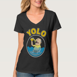 T-shirt YOLO Drinking